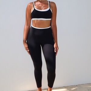 NWT Black and White Activewear Set